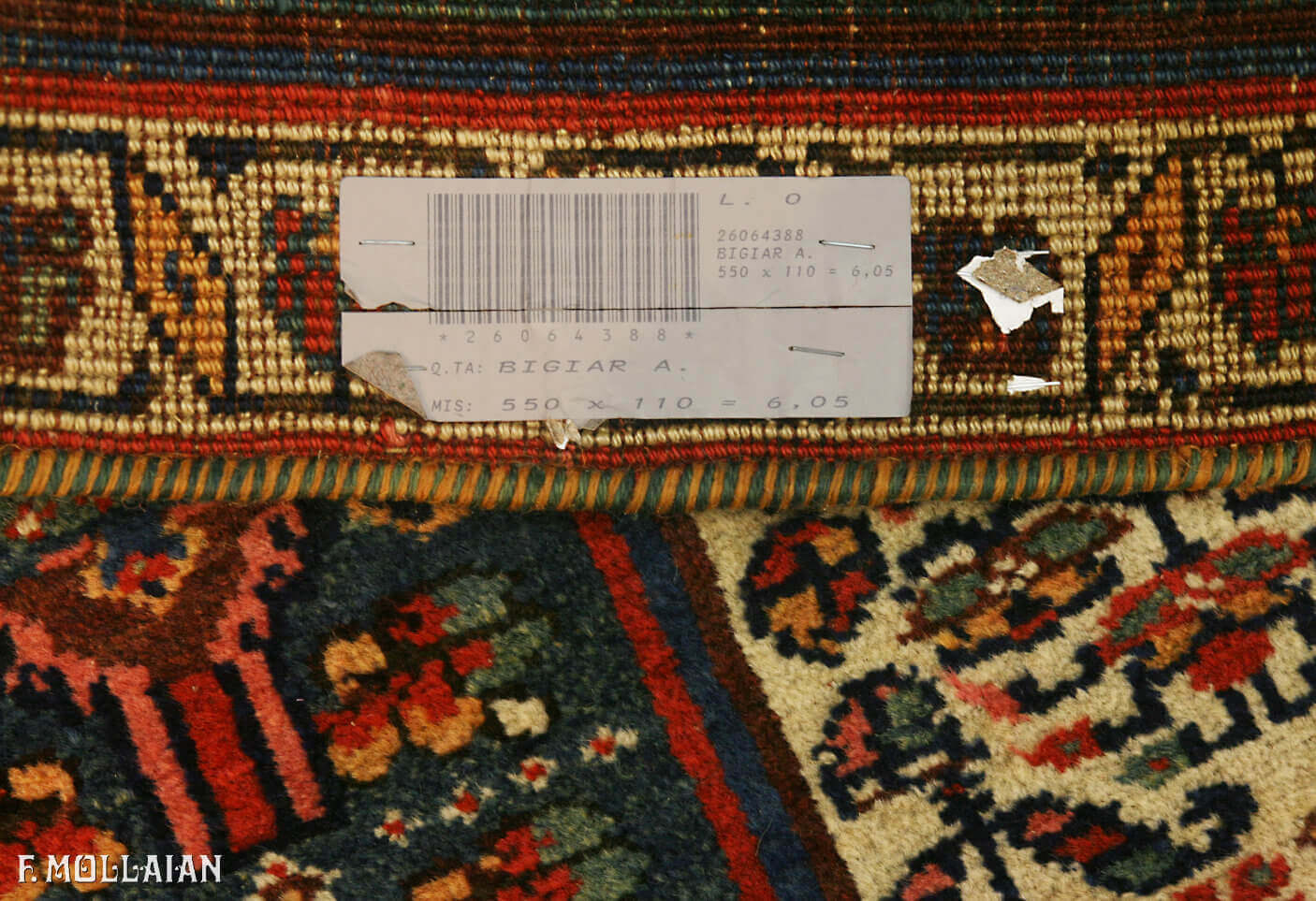 Antique Persian Bijar (Bidjar) Runner n°:26064388